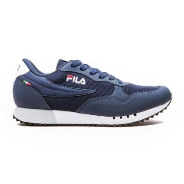 Imagem de Fila Tênis Euro Jogger Sport Masculino, Marinho vermelho branco, 39