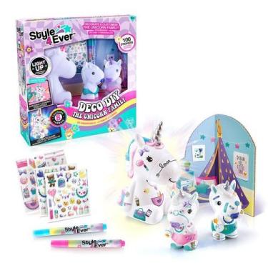 Imagem de F0166-9 fun decore sua luminaria - familia de unicornio
