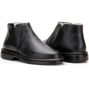 Imagem de Bota Capelli Boots Social Elástica Masculino Adulto, 42, Preto
