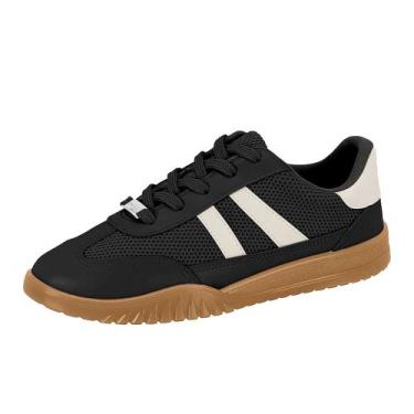 Imagem de Tenis Moleca Casual Com Microfuros, Preto, 36