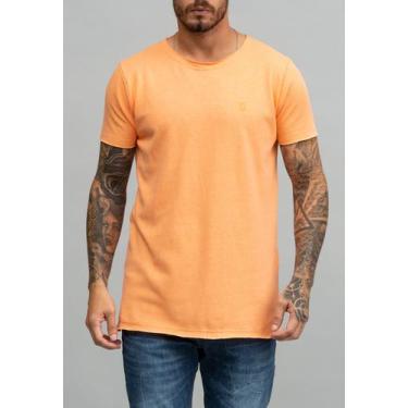 Imagem de Camiseta Long Linho Europeu - RED FEATHER, Tangerina, 4G
