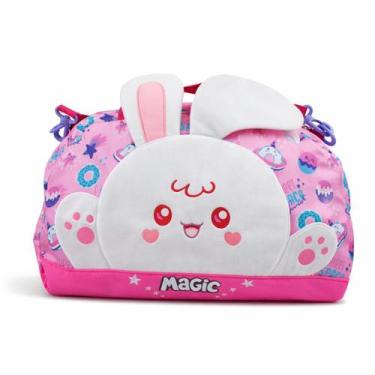 Imagem de Bolsa Infantil Viagem Criança Colorida Bolsa Passeio Escolinha Lanchei