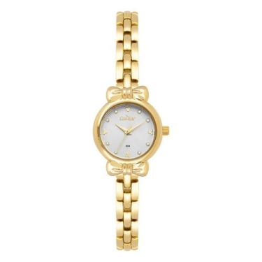 Imagem de Relógio Condor Feminino Disney Mickey Dourado - CO2035OBT/5K