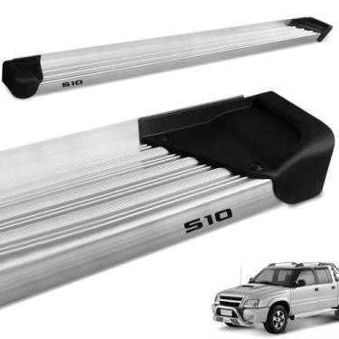 Imagem de Estribo Lateral S10 CD 1995 a 2011 Aluminio Natural A3 - Gtnox