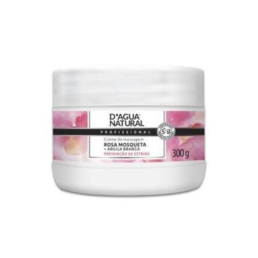 Imagem de Creme de Massagem Rosa Mosqueta + Argila Branca  300g - Dágua Natural
