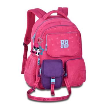 Imagem de Mochila de Costas Rebecca Bonbon 2 em 1 Urban Mix 17,5" RB26223 - Clio