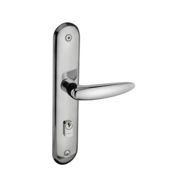 Imagem de Fechadura Para Porta De Abrir Externa 817 Espelho Inox Pado, Cromado