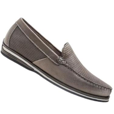 Imagem de Sapato Mocassim Democrata 135201 Masculino, Marrom, 40