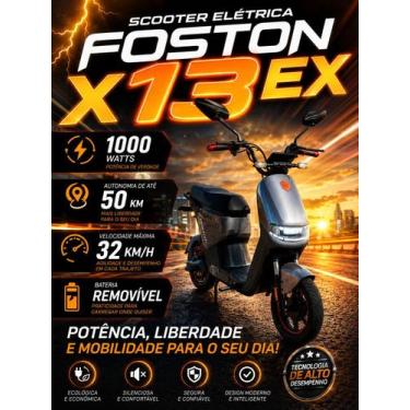Imagem de Scooters elétrica foston x13 ex lançamento 2025 nova x15