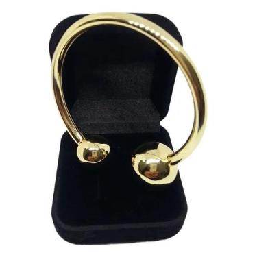 Imagem de Bracelete Premium Regulável Banhada a Ouro Idêntica A Ouro - Pulseira,