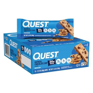 Imagem de Barra de Proteina Quest Protein Bar Oatmel Chocolate 12 Unidades