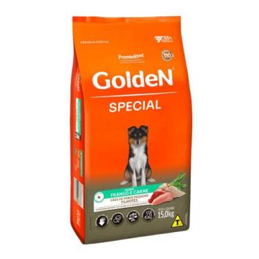 Imagem de Ração Golden Special para Cães Filhotes de Porte Pequeno Sabor Frango 