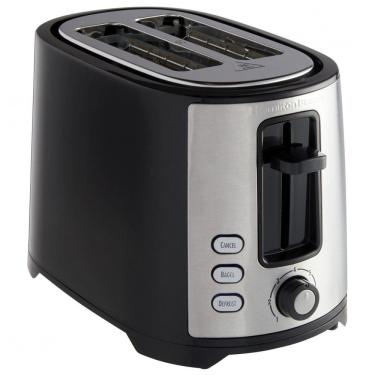 Imagem de Torradeira Bagel Extra Larga Hamilton Beach 22633G 2 Fatias Aço Escovado Preto 120V