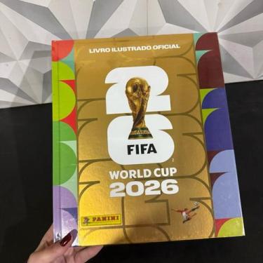 Imagem de Álbum Copa do Mundo Capa Dura Ouro Oficial Edição Especial Colecionado