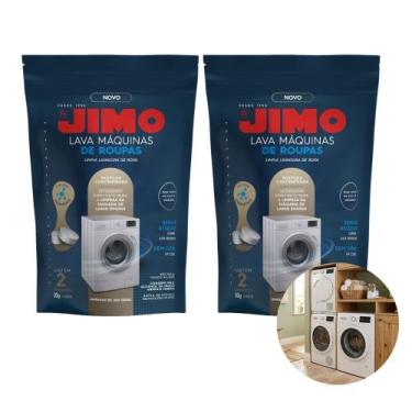 Imagem de 4 Pastilhas Limpa Máquina de Lavar Roupas Limpeza Profunda - JIMO