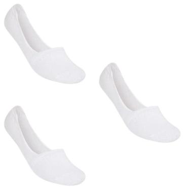 Imagem de Kit 3 Pares Meia Sapatilha Invisível Masculina Selene 8760, 39-42, Bra