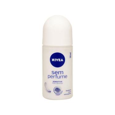 Imagem de Desodorante Antitranspirante Roll On Nivea - Sem Perfume Feminino 50ml