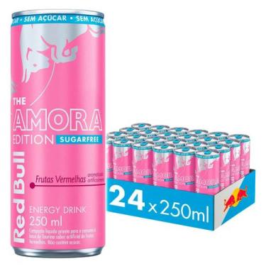Imagem de Energético Red Bull Frutas Vermelhas Sem Açucar 250ml 24un