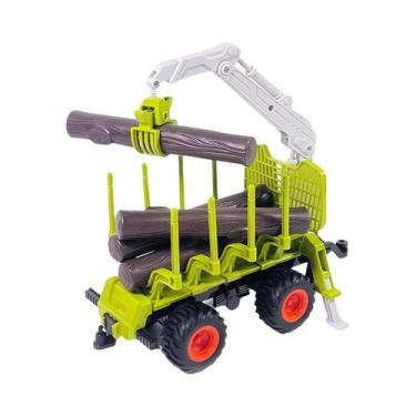 Imagem de Conjunto De Trator RC Para Crianças Com Controle Remoto 24G, Veículo D