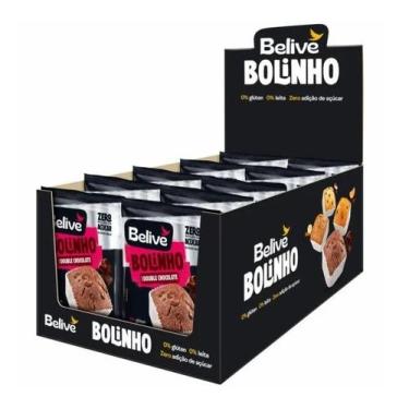Imagem de Bolinho Belive Be Free Double Chocolate Sem Glúten, Açúcar E Lactose C
