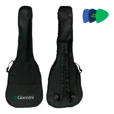 Imagem de Capa simples para violão giannini clássico c/ alças e bolso - GIANINNI