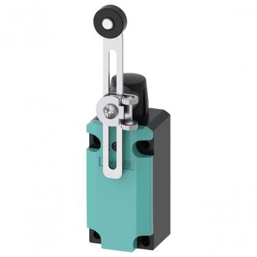 Imagem de Chave Fim de Curso Siemens 3SE5112-0LH50 Alavanca Ajustável com Rolete 1NA-2NF 40MM Bivolt Alavanca Metálica 100MM
