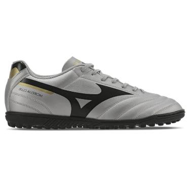 Imagem de Chuteira Society Mizuno Morelia Club As - Masculino - Prata-Preto