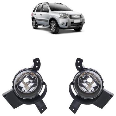 Imagem de Farol Milha Auxiliar Ecosport 2008 2009 2010 2011 A 2012 Lente Lisa Vi