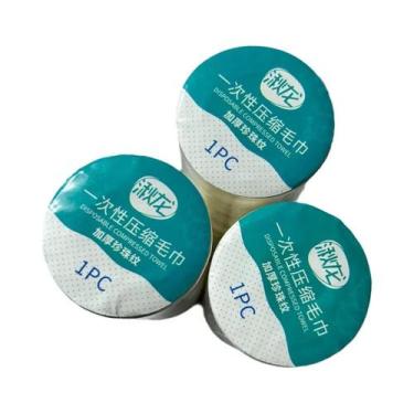 Imagem de Conjunto De Toalhas De Secagem Rápida 10PCS Toalha Comprimida Descartá