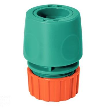 Imagem de Engate Rápido com Aquastop Tramontina em Plástico para Mangueira 1/2"
