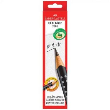Imagem de Lápis preto nr 2B caixa com 12 unidades 2001BPR - Faber-Castell