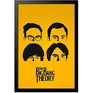Imagem de Genérico - Quadro Decorativo Série The Big Bang Theory Rostos 33x23cm - Fotografia - Arte de Parede - Sala de Estar