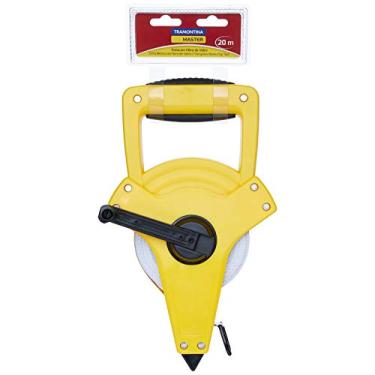 Imagem de Tramontina 43154021, Trena em Fibra de Vidro Capacidade 20M, Amarelo