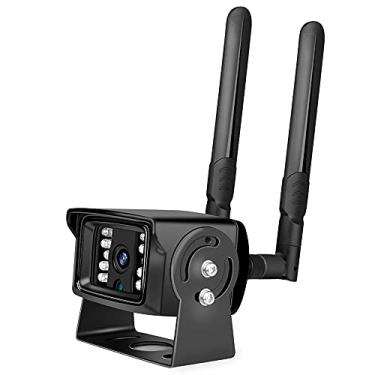 Imagem de Full HD 1080P 4G cartão SIM wi-fi câmera IP estojo metálico de 2 MP à prova d'água Mini câmeras de segurança externas com detecção de movimento, visão noturna e linhas especiais para carro