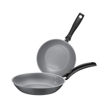 Imagem de Jogo de Frigideira Antiaderente Cinza com 2 Peças Turim Tramontina