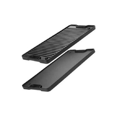 Imagem de Chapa de Ferro Dupla Face - Lisa E Estriada Tam. 50x25 Cm