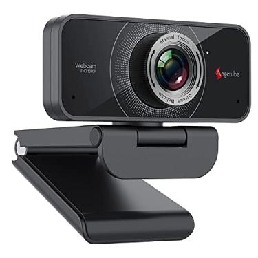 Imagem de Angetube Webcam 1080p com microfone - Câmera USB para computador/laptop/desktop/Mac - HD PC Web Cam para Zoom/Skype/Teams/Xbox, Streaming | Videoconferência | Chamadas