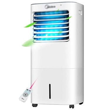 Imagem de ISOBU LILIANG- Unidade de ar condicionado resfriadores de ar para casa Ventilador de resfriamento de ar móvel resfriado simples Ir Coolers Refrigerador de escritório (Cor: Branco, Tamanho: 38 * 13 * 74,8 cm) YLHDFSKT-24 BMZDLFJ-1