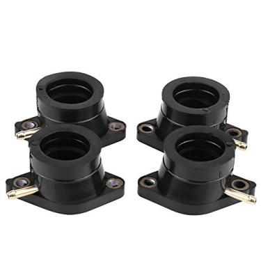 Imagem de Aramox Carburetor Boot Joint, 4Pcs Carburetor Manifold Intake Adapter Joint Boot for Motorcycle for XJ550 Maxim/Seca 81-83 XJ400