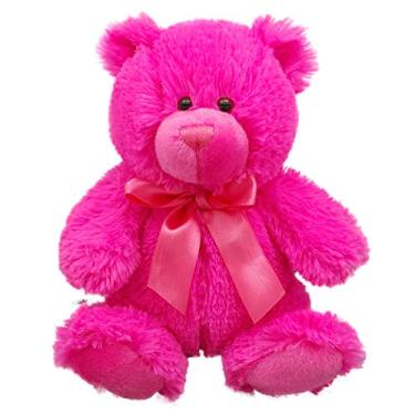 Imagem de Anico Colorful Cuties 8" Teddy Bear, Hot Pink
