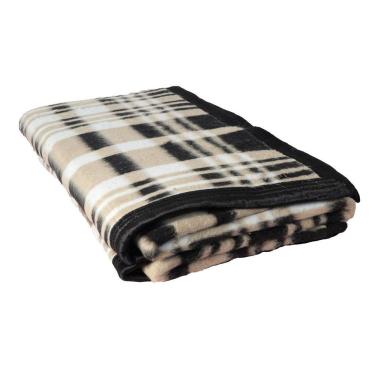 Imagem de Cobertor Solteiro Xadrez Dacota Guaratingueta Preto