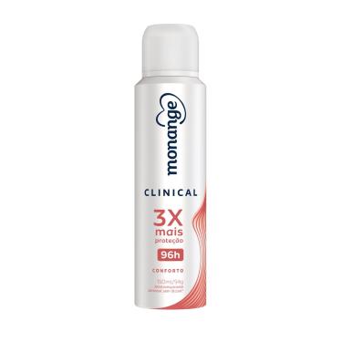 Imagem de Desodorante Monange Clinical Conforto Aerosol Antitranspirante Feminino 150ml 150ml