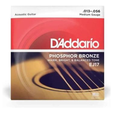 Imagem de Encordoamento Daddario Violao Aco  Ej17 013/056