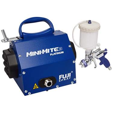 Imagem de Fuji 2803-T75G Mini-Mite 3 Platina - Sistema de pulverização HVLP Gravidade T75G
