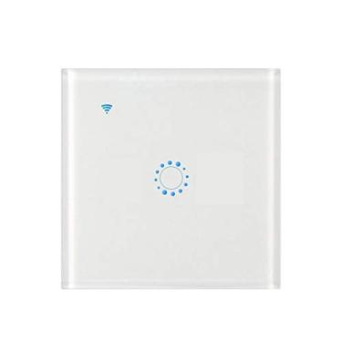 Imagem de Tingpai Interruptores sem fio Interruptor de luz WiFi Compatível com Al Echo Google Assistente de controle de casa APP APP Interruptor de luz tocável Telefone pa iOS 1 2 3 Gang
