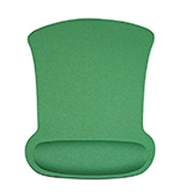 Imagem de peça suporte de pulso macio ergonômico descanso mouse pad antiderrapante tapete de mouse almofada universal para computador de escritório pc tablet, green002