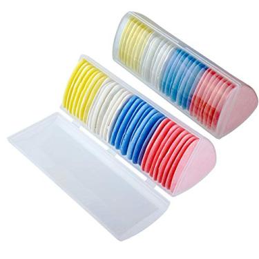 Imagem de 30 peças de gizes de alfaiate profissionais com cores sortidas e triângulos para personalizar o tecido Marker Chalk Sewing Quilting Notions (30 peças em uma caixa)