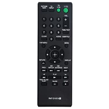 Imagem de RMT-D187A – Controle Remoto Substituído para Sony CD DVD Player DVP-SR200P DVP-NS710H DVP-PR50P DVP-PR30 DVP-PR60P DVP-SR400P DVP-NS611H DVP-NS717HP DVP-NS710H DVP-NS728H DVP-NS718H DVP-SR101