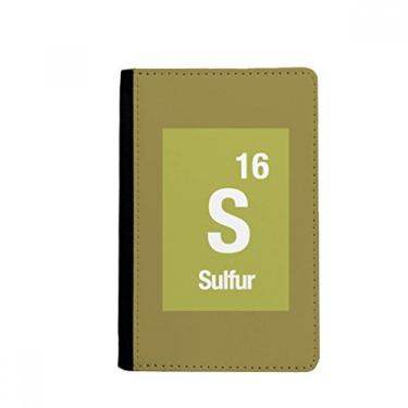Imagem de S Sulfur Chemical Element Science Passport Holder Notecase Burse Wallet Cover Card Purse, Multicolor