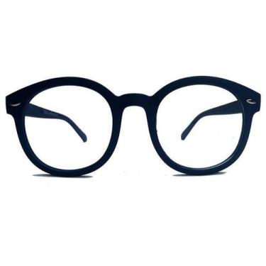 Imagem de Oculos De Grau Redondo Juvenil Silicone Flexível Resistente - Weshion